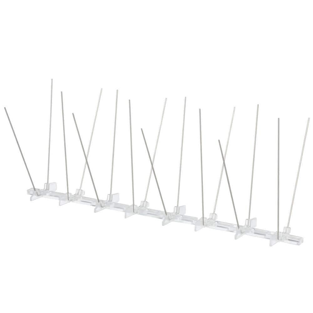 Bird-B-Gone Enviro Spike Stainless Steel Bird Spike, Deterrent Repellent, 10 ft. x 5 in.