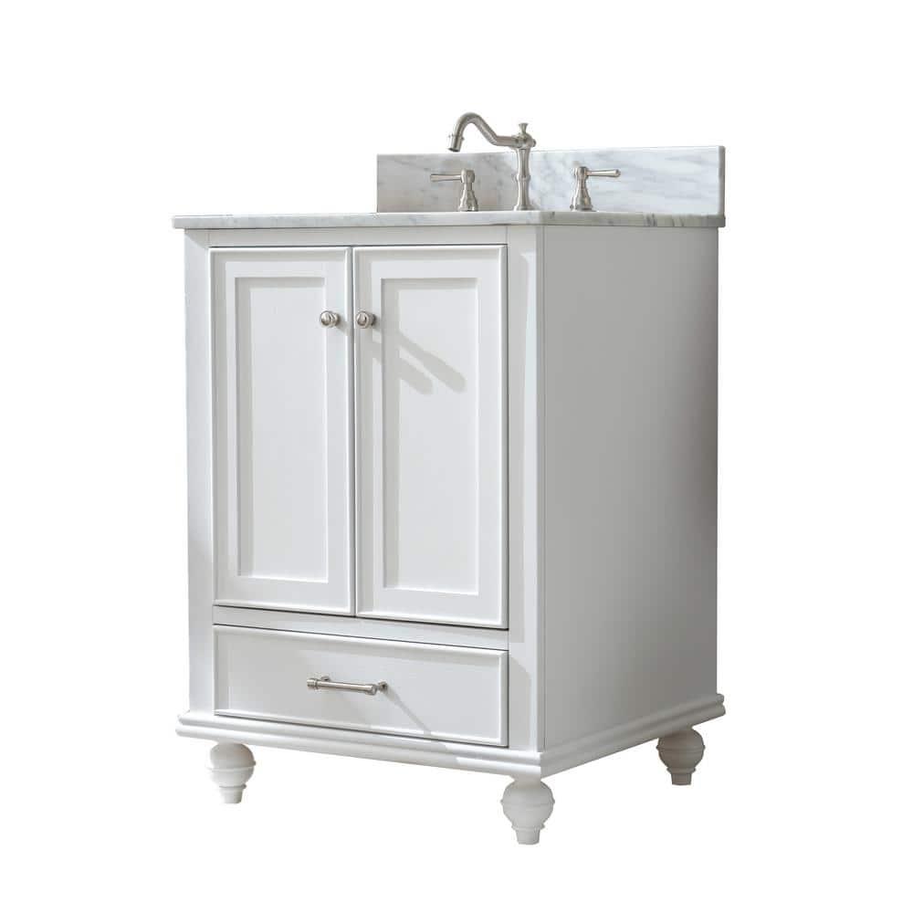Melissa 24" Single Vanity - Grain White