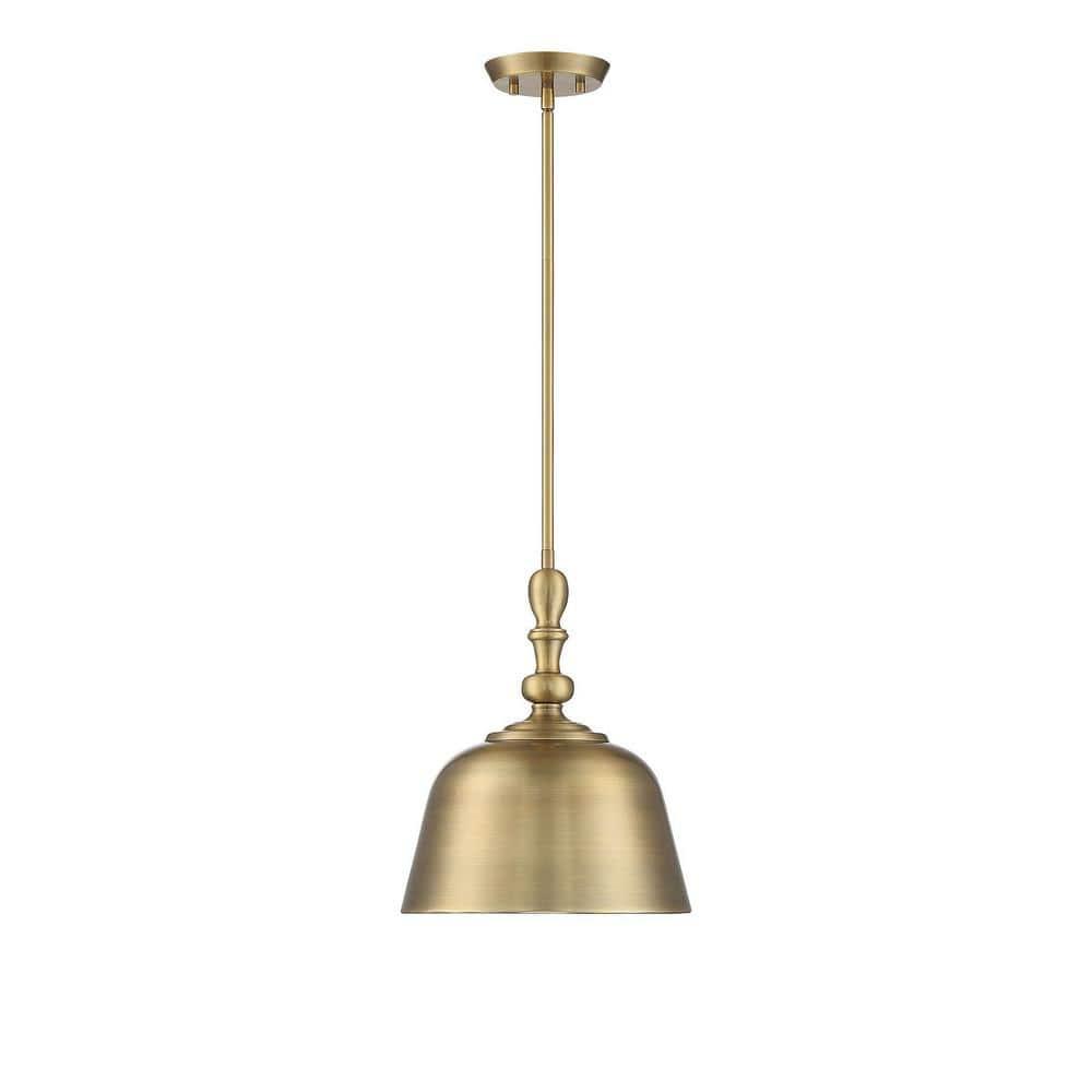 Savoy House Berg 1 - Light Pendant in  Warm Brass