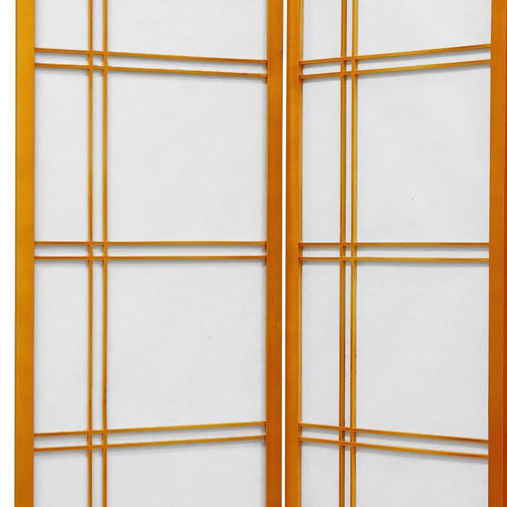 48" x 42" Double Cross Shoji 3 Panel Room Divider