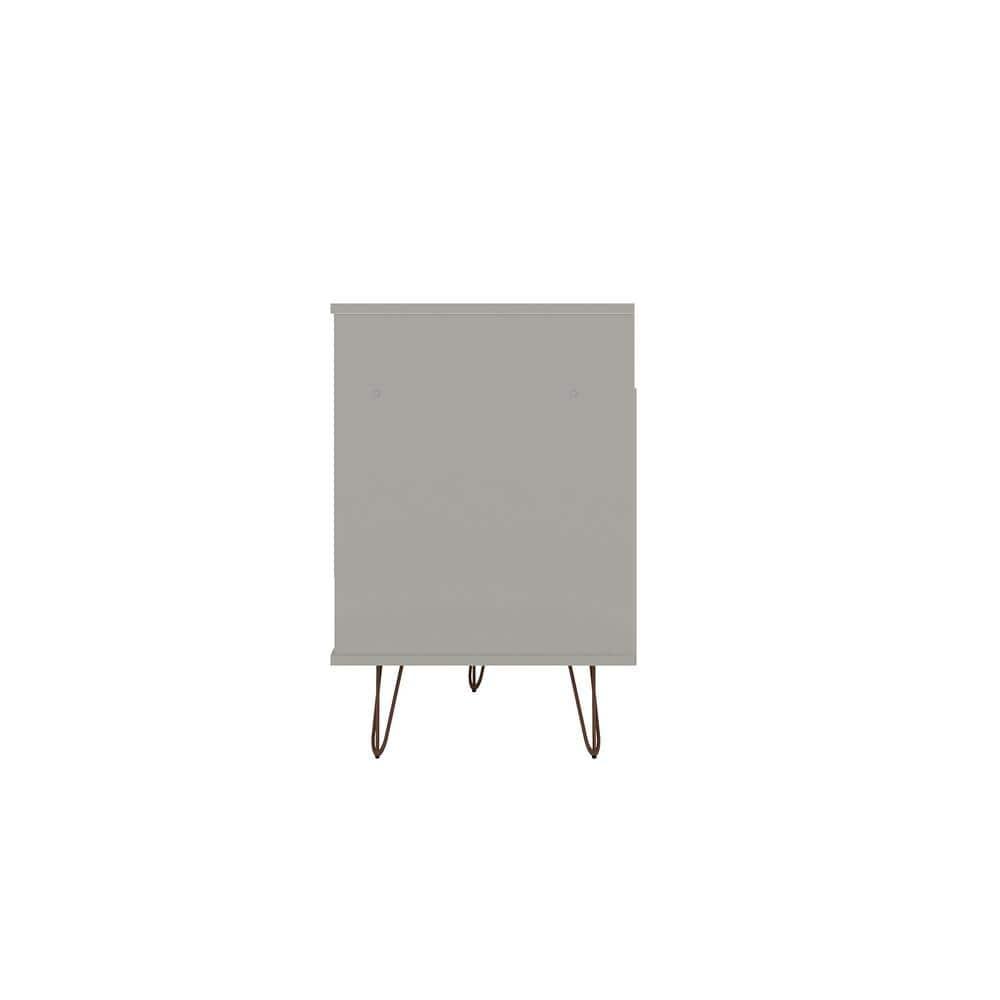Rockefeller 62.99 TV Stand with Metal Legs and 2 Drawers