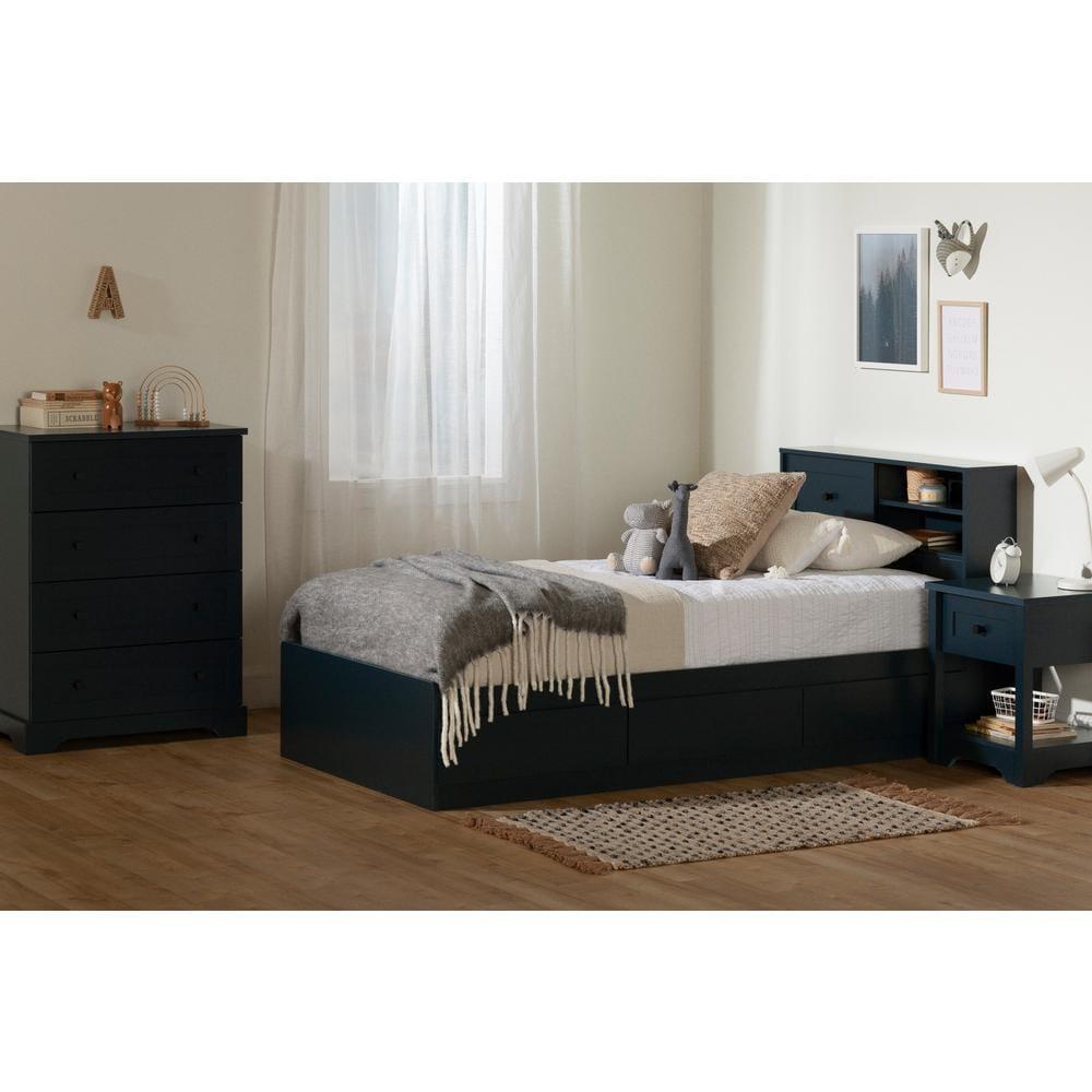 South Shore Hazen, Farmhouse Bed, Twin Blue