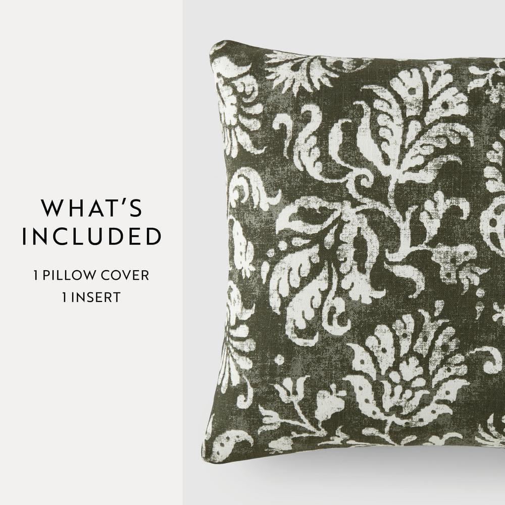 Becky Cameron Cotton Throw Square Pillow Cover & Insert