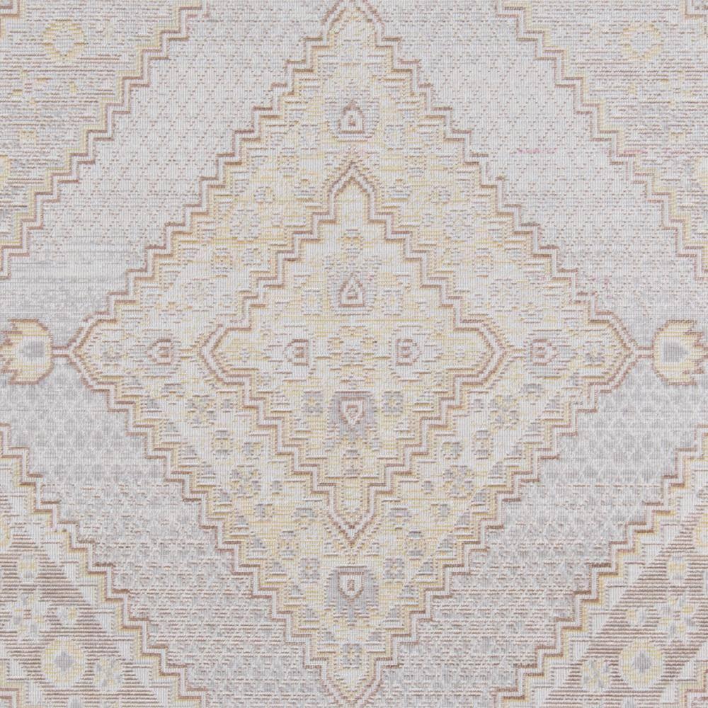 5'3"x7'3" Shapes Geometric Loomed Area Rug Gray - Momeni: Modern Indoor Low Pile Rectangle Carpet, Polyester