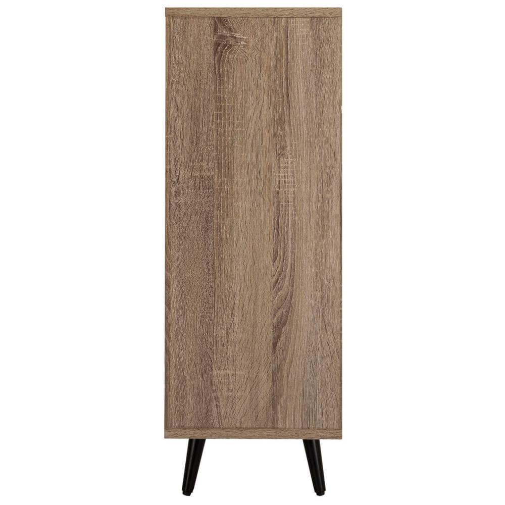 Marina Etagere - FOX4279 - Light Brown/Black - Safavieh Couture