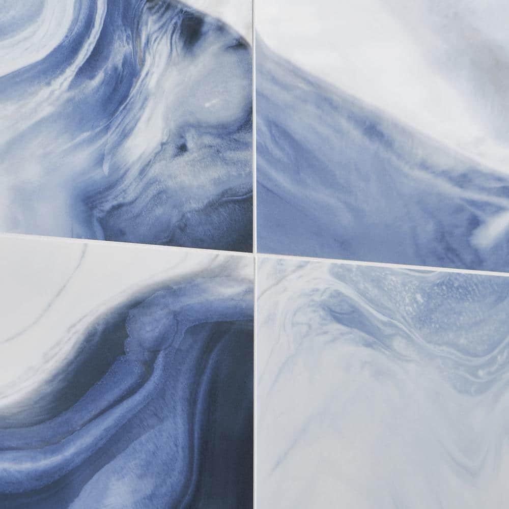 Savannah 23.62 in. x 47.24. in Polished Porcelain Marble Look Floor & Wall Tile (15.49 Sq. Ft./Case)