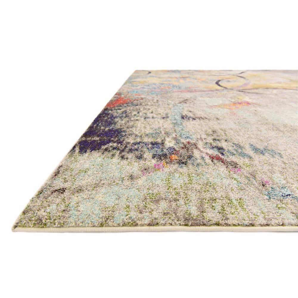 Unique Loom Chromatic Collection Area Rug - Imperial (9' x 12' 2" Rectangle Multi/Beige)