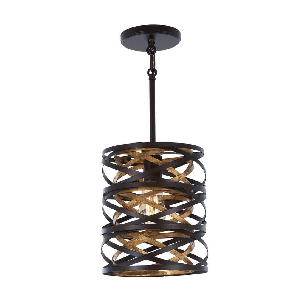 Minka Lavery - Vortic Flow - 1 Light Mini Pendant in Contemporary Style - 10