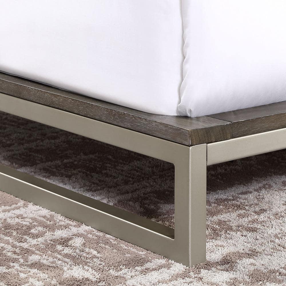 Steve Silver Broomfield Walnut Engineered Wood Queen Platform Bed