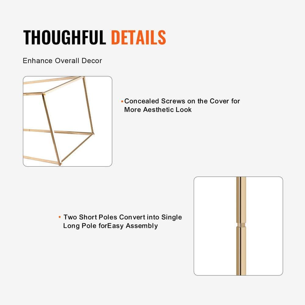 VEVOR VEVOR 31.5inch High Metal Wedding Flower Stand Floral Display Racks (Set of 2)