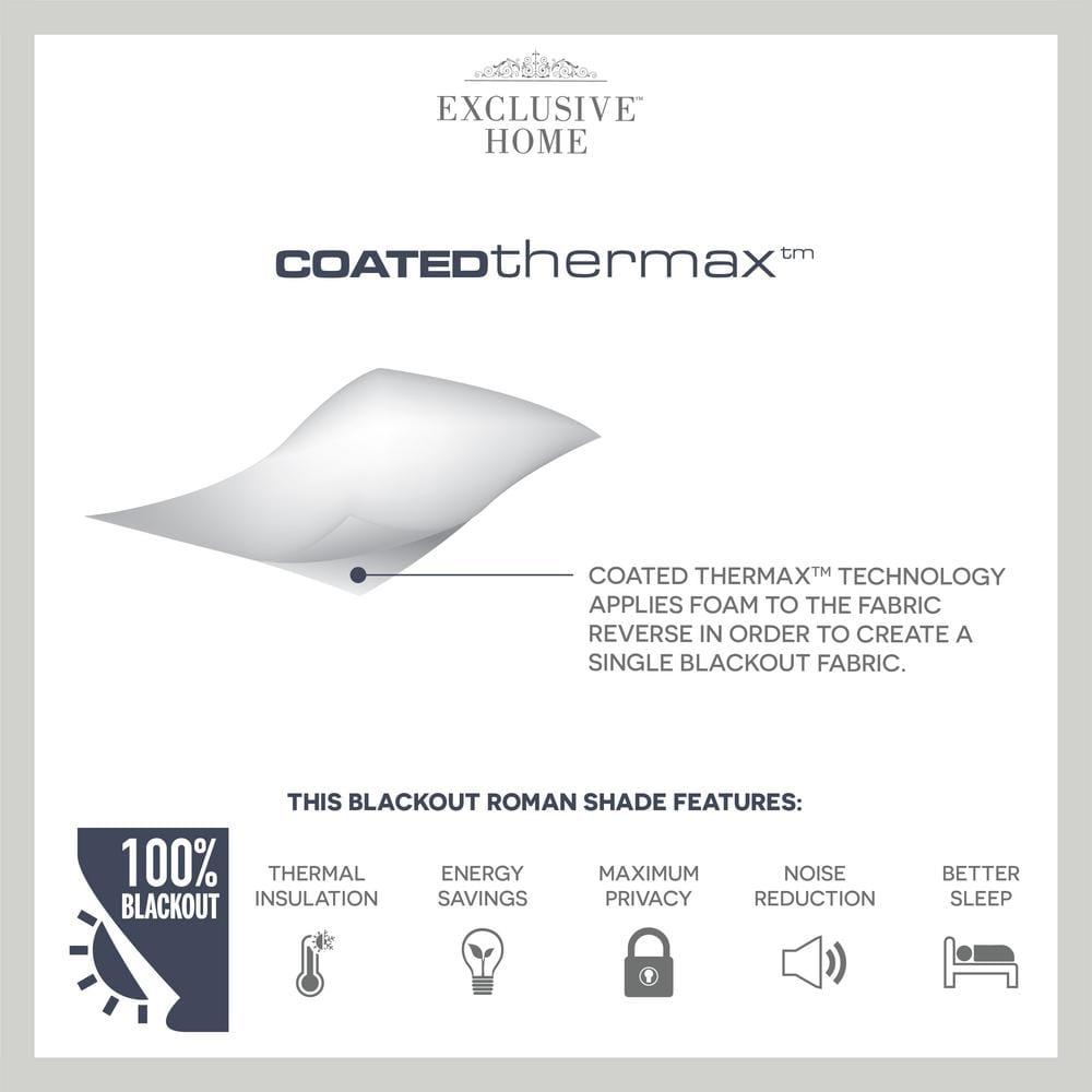 Amalgamated Textiles Montague Trellis Blackout Roman Shade