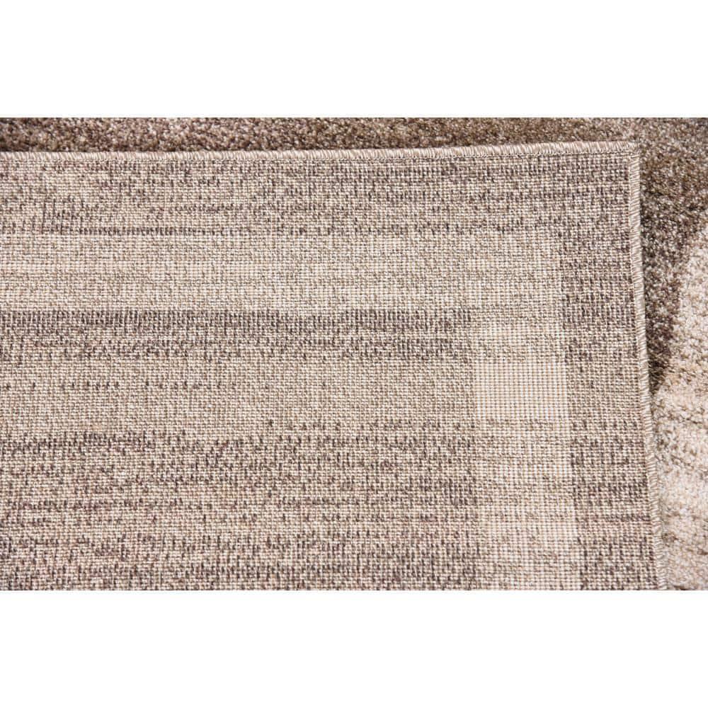 Unique Loom Del Mar Collection Area Rug - Maria (3' 3" x 5' 3" Rectangle Light Brown/Ivory)