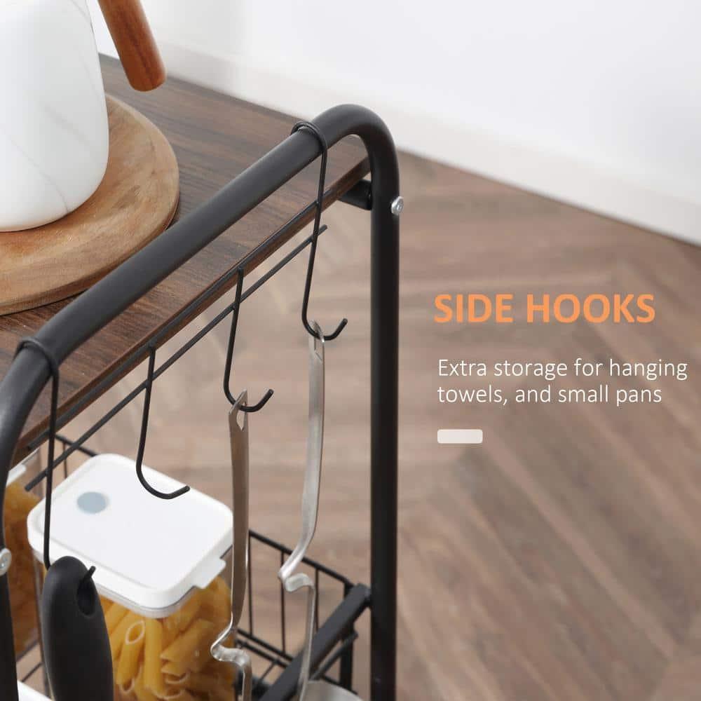 HomCom Kitchen Cart