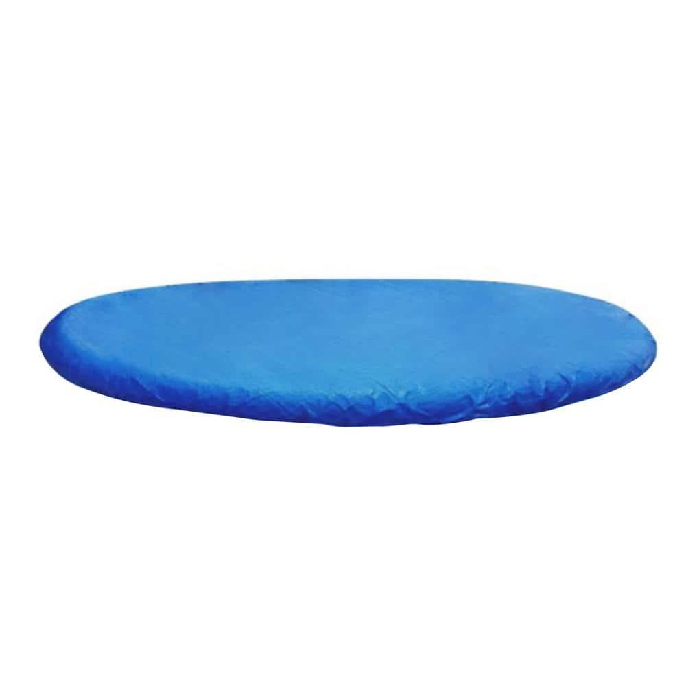 Bestway Flowclear Fast Set 8' Round Pool Cover, PVC Protective Mat with Drain Holes for Above Ground Fast Set Swimming Pool Cover