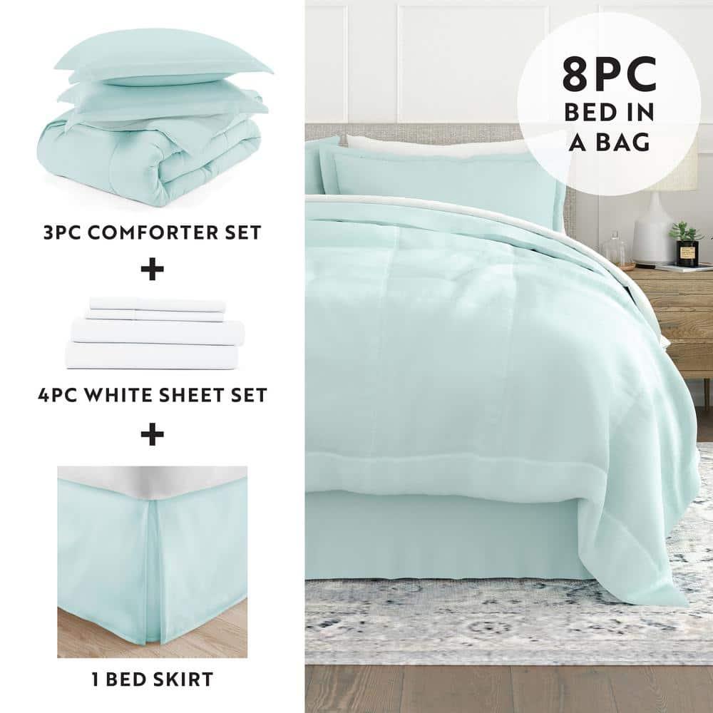 IEnjoy Home Simply Soft Microfiber Complete Bedding Set