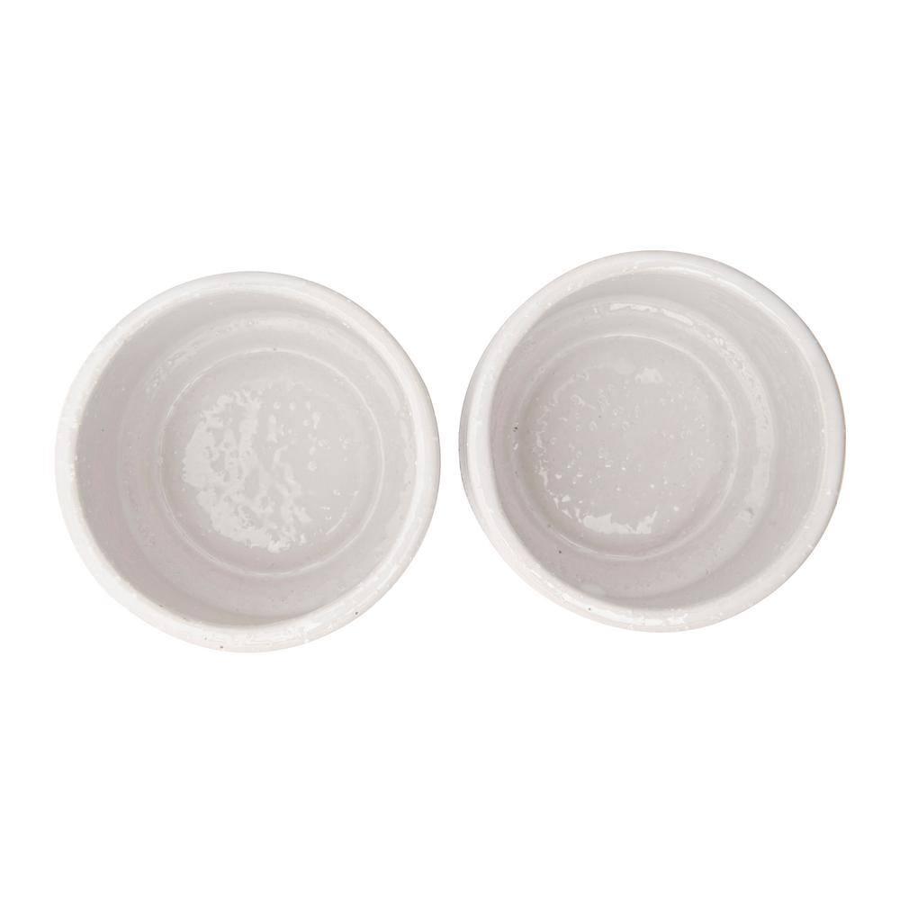 Creative Co-Op Stackable Stoneware Salt and Pepper Shaker Set | Wayfair