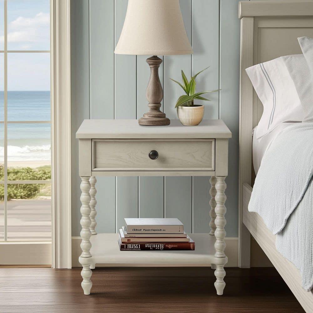 Beckett One Drawer Solid Wood Nightstand