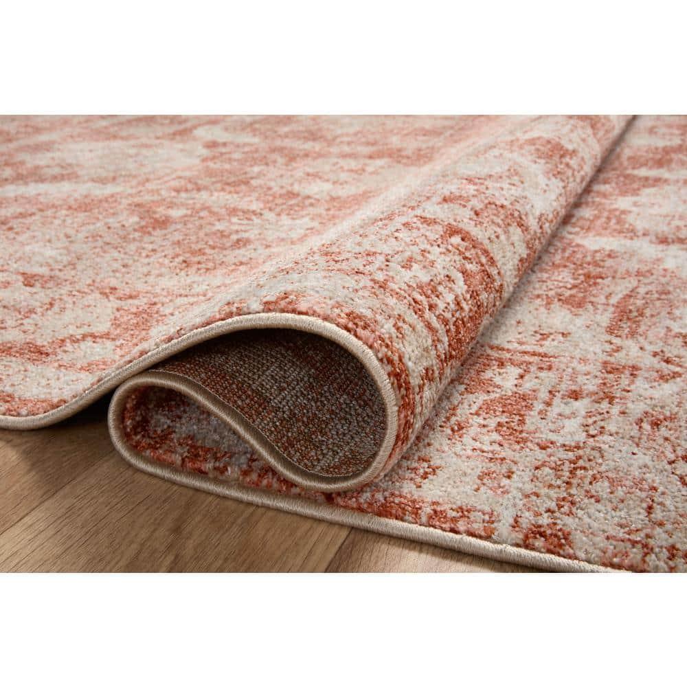 Loloi II Odette Rust / Ivory 2'-3" x 3'-10" Accent Rug