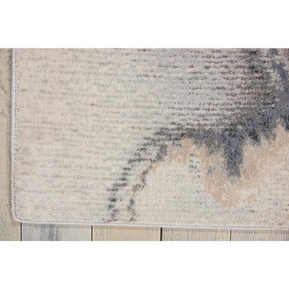 Nourison Maxell Modern Abstract Indoor Area Rug Grey 5'3" x 7'3"