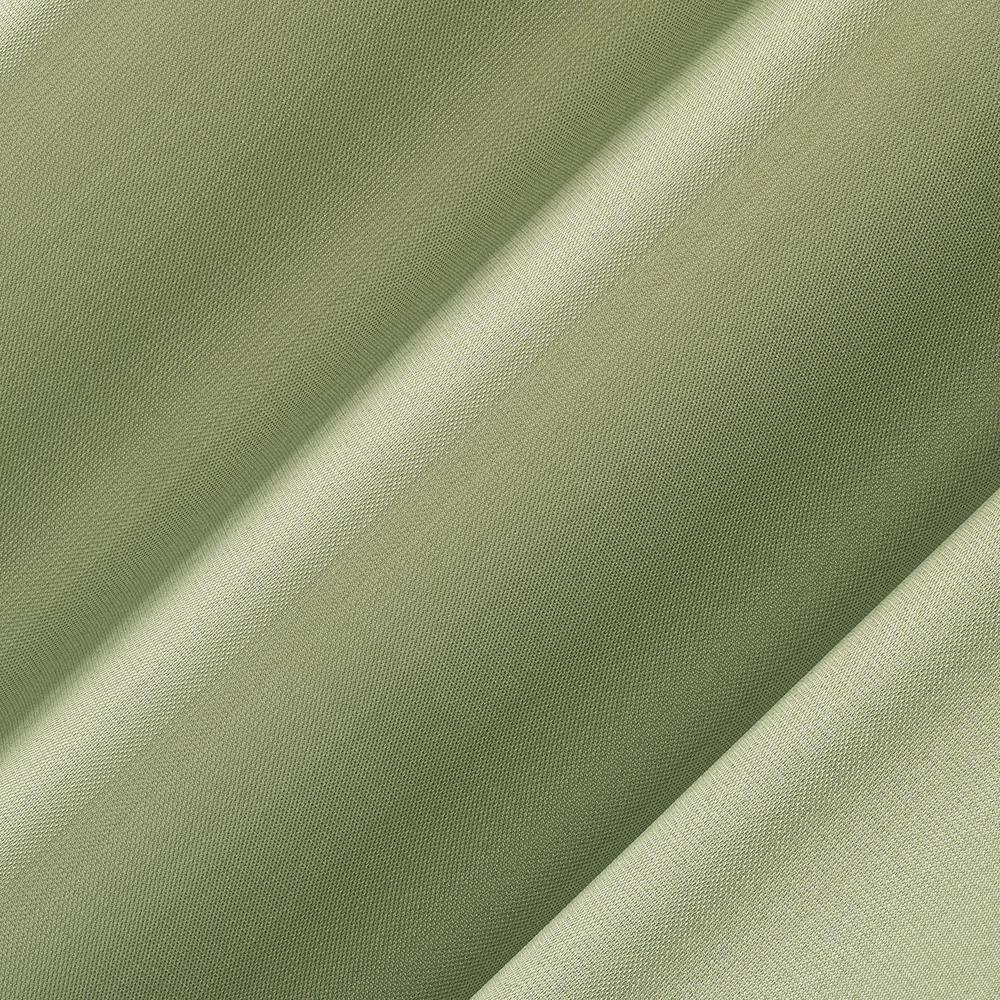40"x63" No. 918 Light Filtering Semi-Sheer Sora Heathered Texture Grommet Curtain Panel Sage Green: Modern Plain Weave