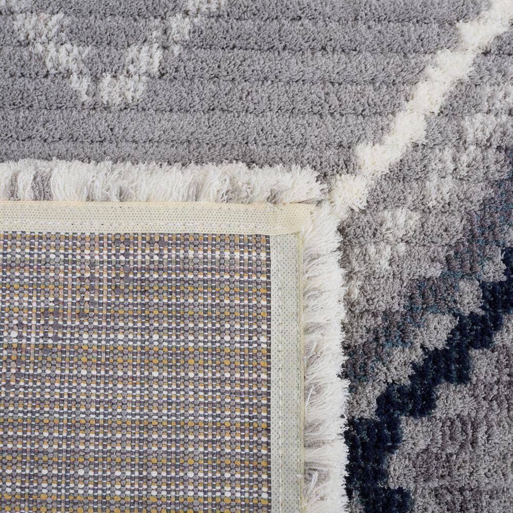 Marrakesh MRK608 Power Loomed Area Rug - Gray/Light Gray - 6'7"x6'7" - Safavieh.