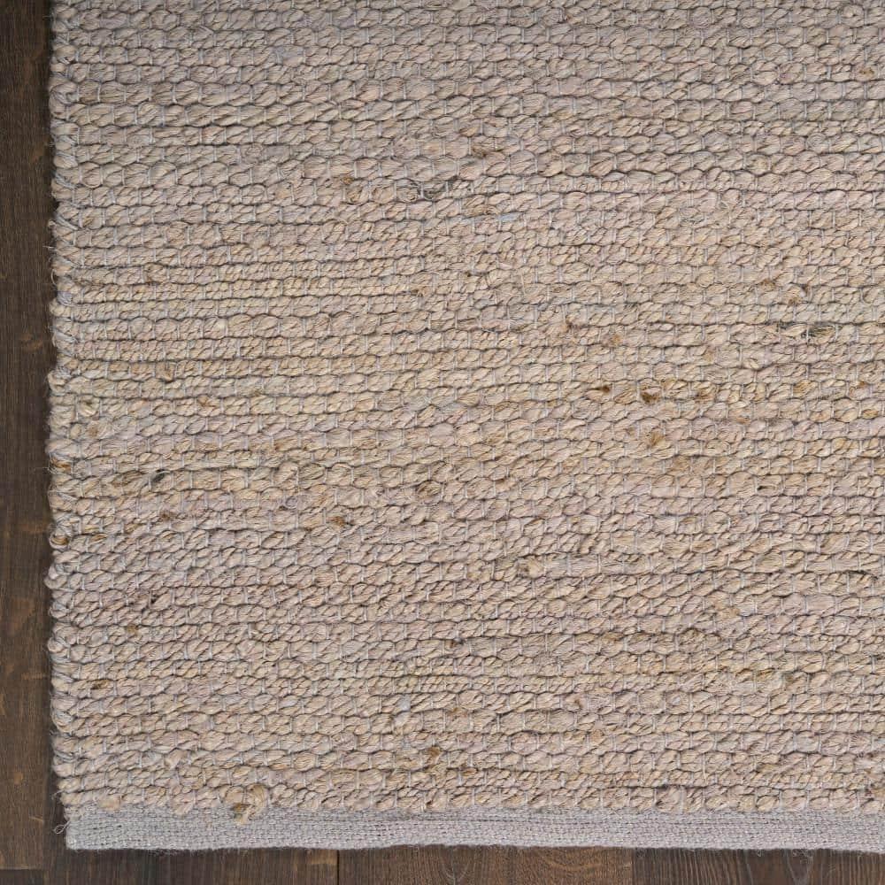 Nourison Natural Jute Grey Farmhouse Indoor Rug