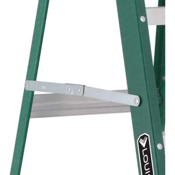 Louisville Ladder 4 ft. Fiberglass Step Ladder with 225 lbs. Load Capacity Type 2 Duty Rating