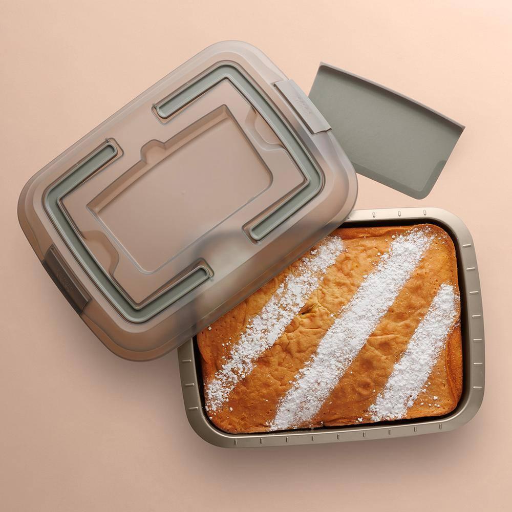 BergHOFF BergHOFF Leo Balance 3 Piece Carbon Steel Non-Stick Rectangle Set