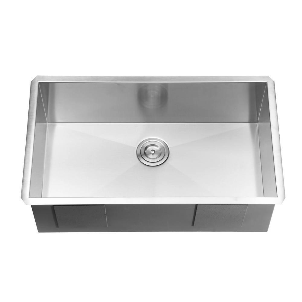 Nesta 32'' L Undermount Single Bowl Stainless Steel Kitchen Sink