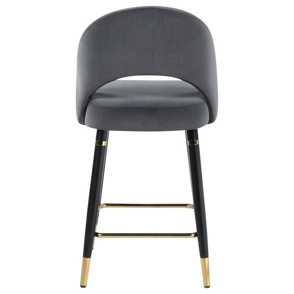 Antionette Arched Back Upholstered Counter Height Stools (Set Of 2)
