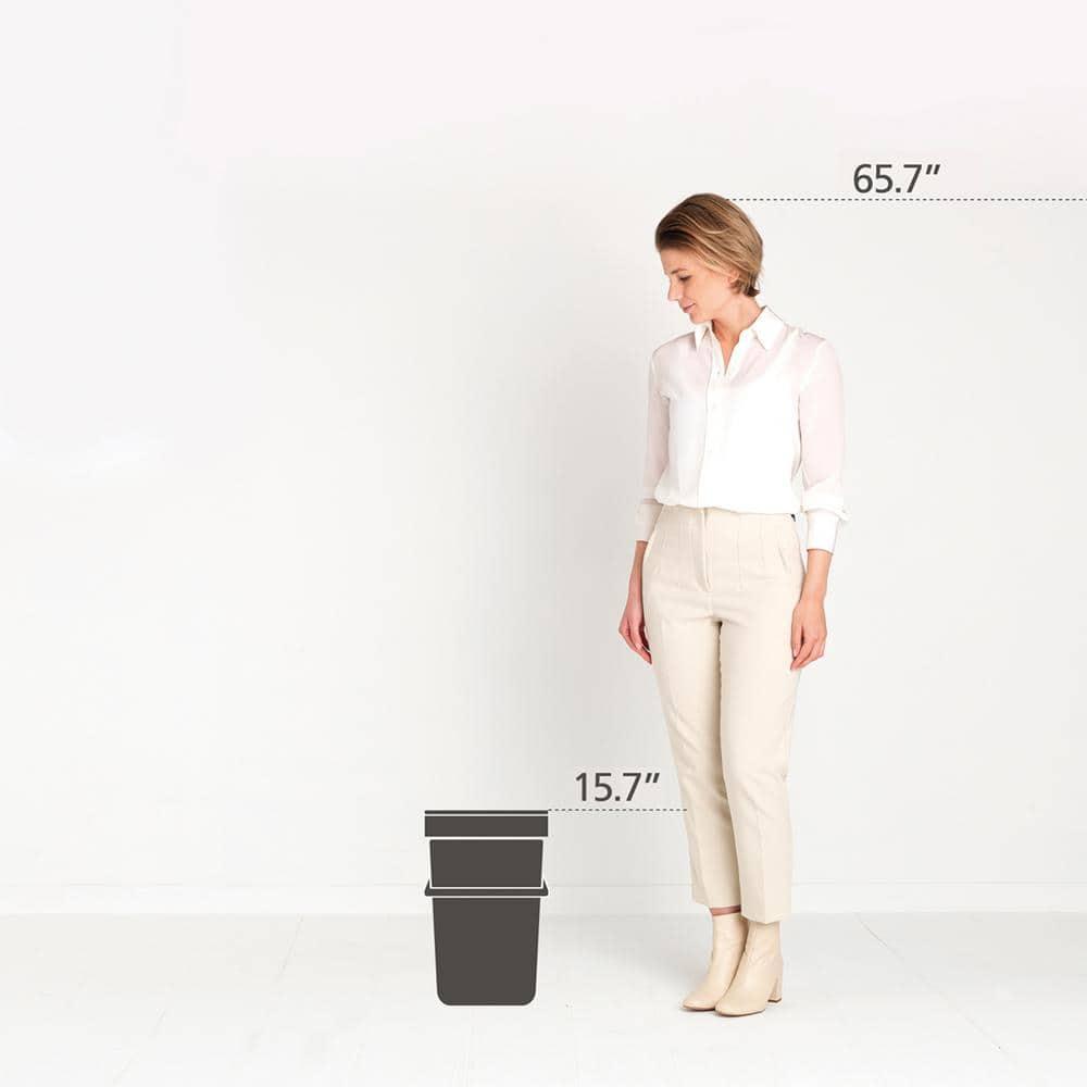 Brabantia Sort & Go Plastic Recycling Bin, 6.6 Gallon