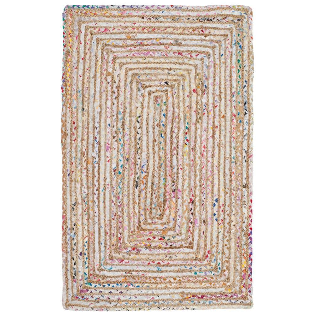Cape Cod CAP202 Woven Indoor Area Rug - Beige/Multi - 2'x3' - Safavieh
