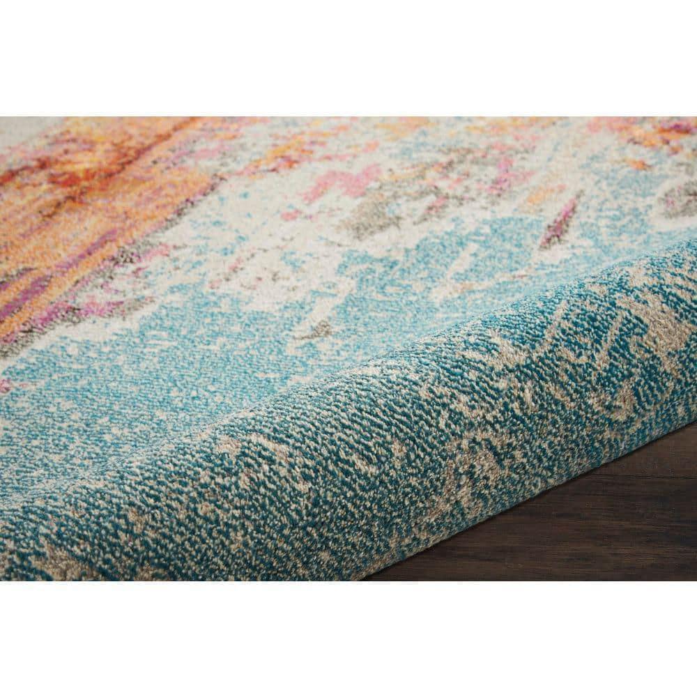 Nourison Celestial CES02 Sealife Area Rug 4' x ROUND