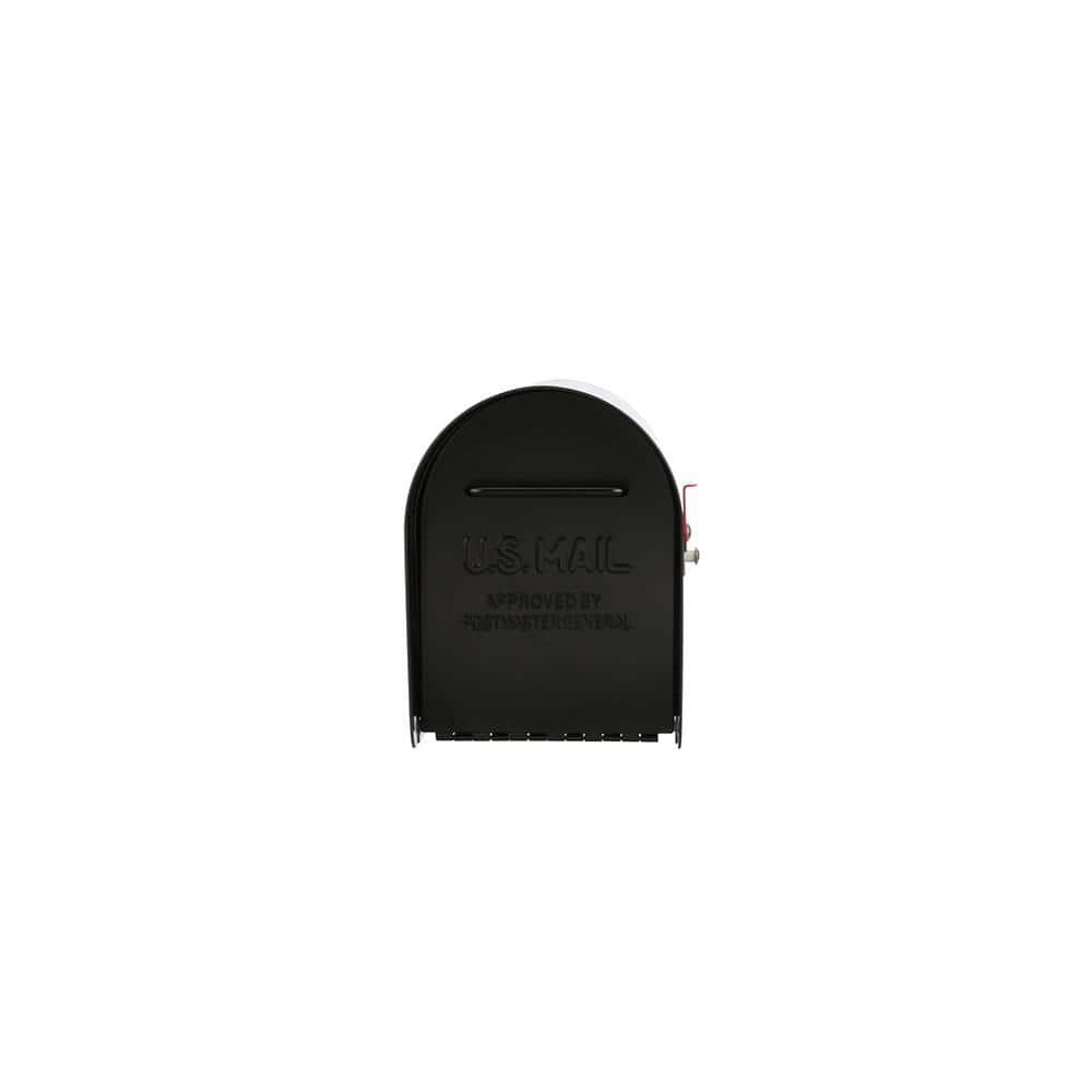Architectural Mailboxes Ironside Post Mount Mailbox Black
