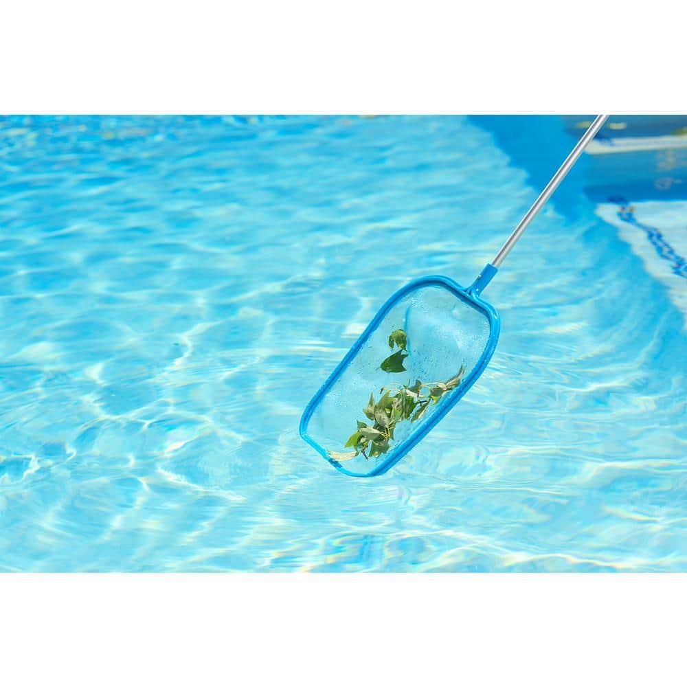 Poolmaster Swimming Pool Leaf Skimmer with 4" 2pc Pole - Essential Collection