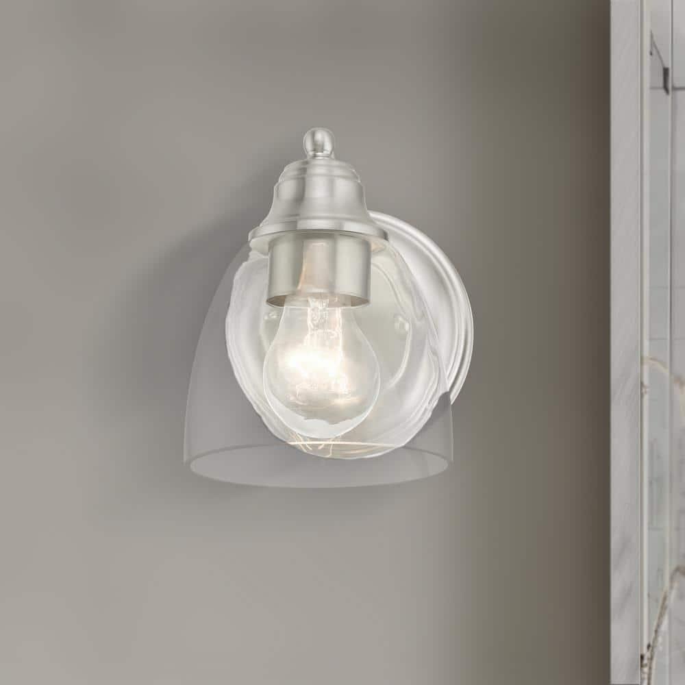 Livex Lighting Montgomery 1 - Light Vanity in  Brushed Nickel