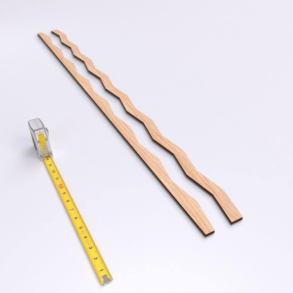 Eastport Adjustable Wood Decorative Slat Wall Panel Kit