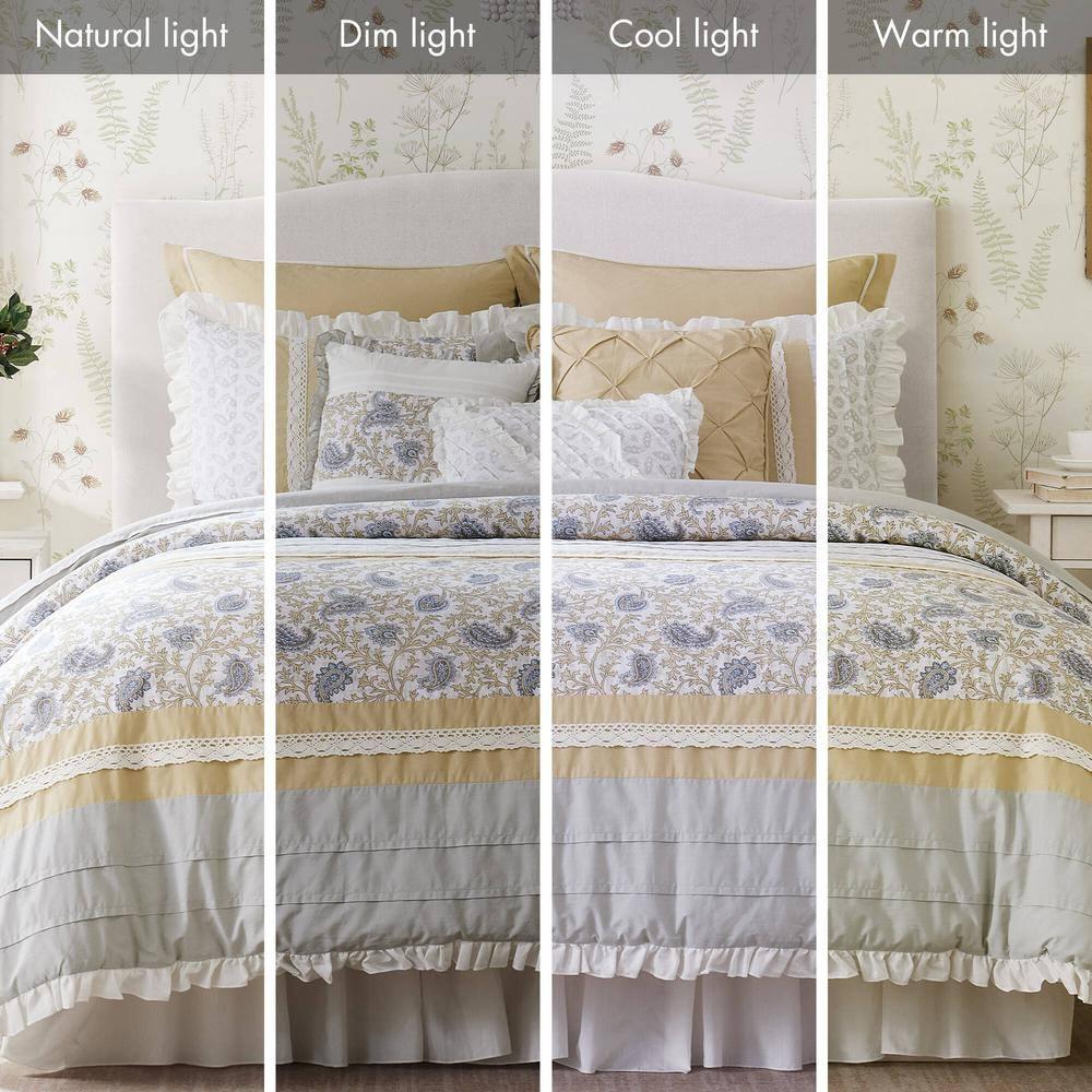 Madison Park Dawn 9 Piece Cotton Percale Comforter Set