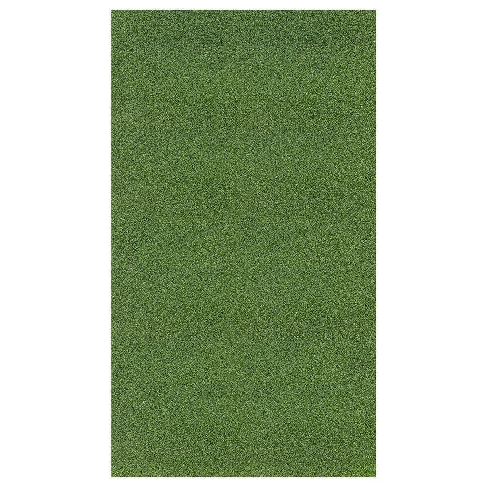 Ottomanson Ottomanson Outdoor Sports & Practice Turf – Waterproof Artificial Grass Mat for Backyard, Patio, and Recreational Use