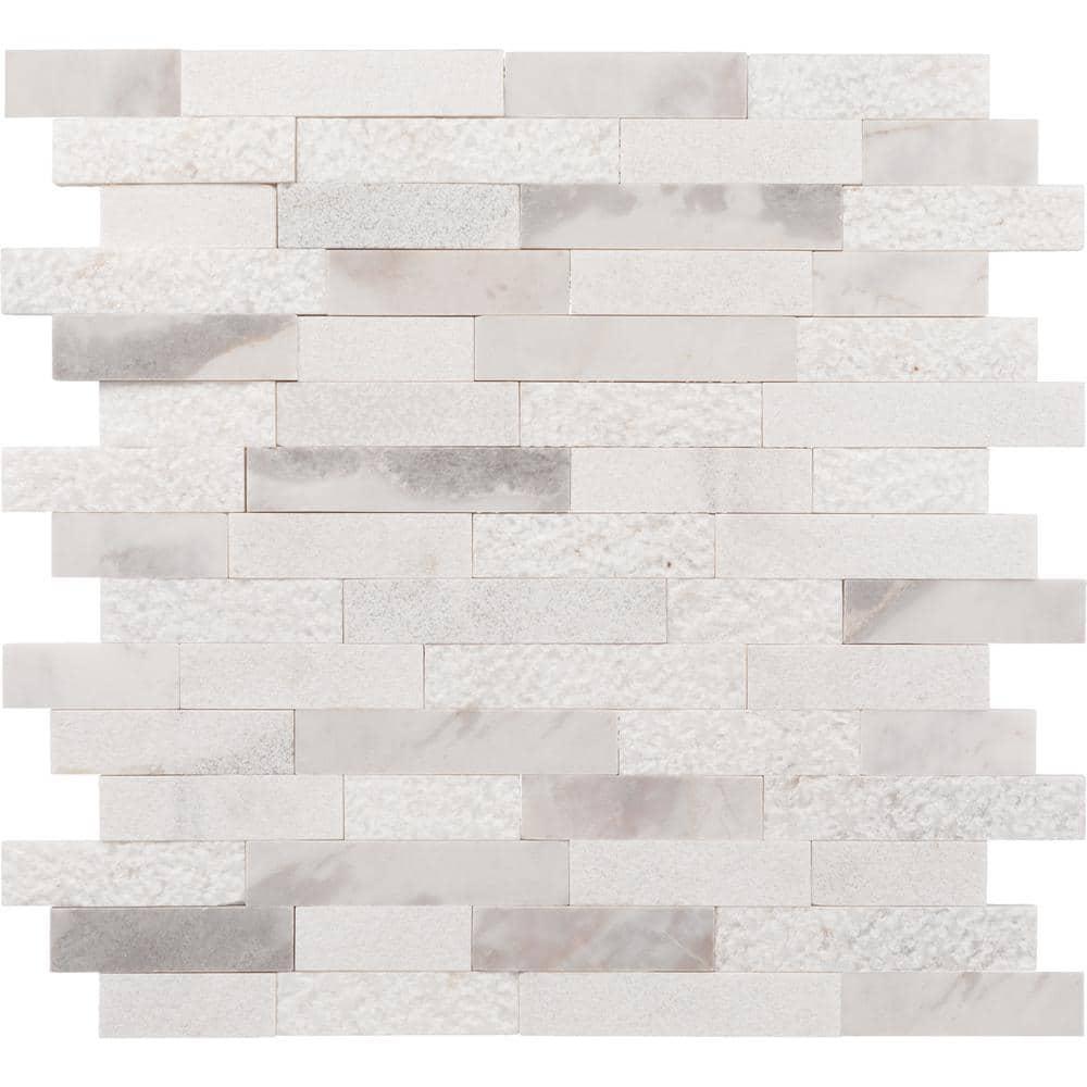 Minute Mosaix Marble Linear Mosaic Wall Tile