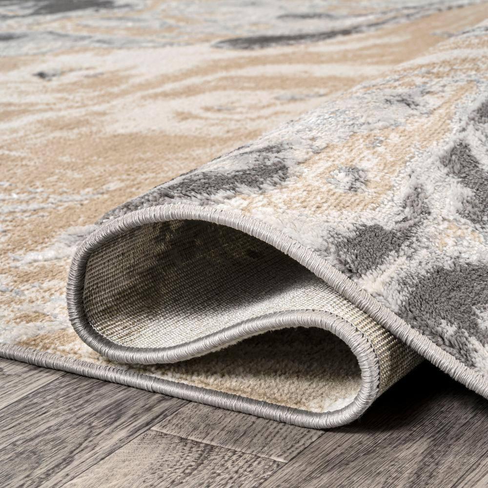 JONATHAN Y Swirl Marbled Abstract Beige/Ivory 5 ft. x 8 ft. Area Rug
