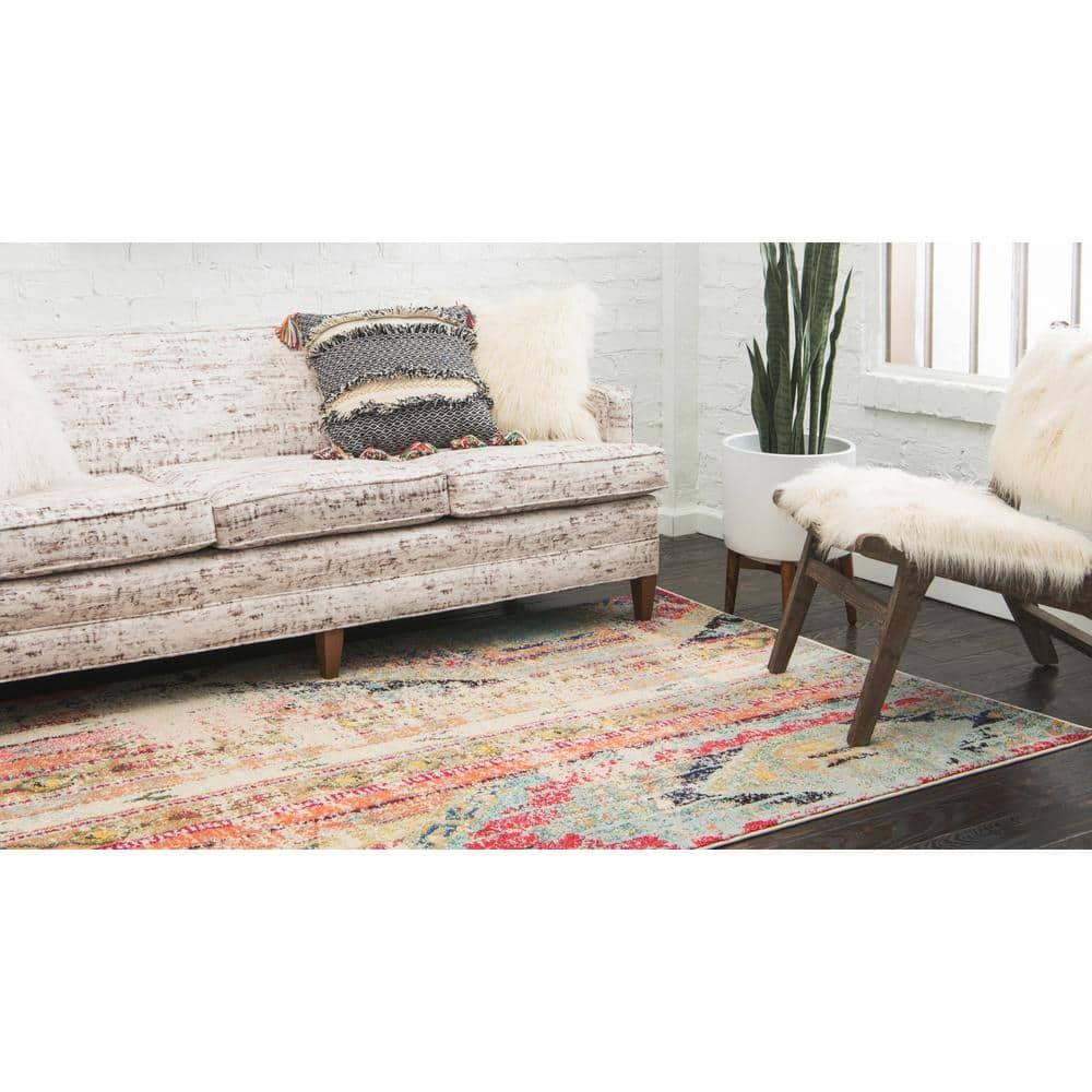 Unique Loom 4' 1 x 6' 1 Multi Sedona Yosemite Area Rug