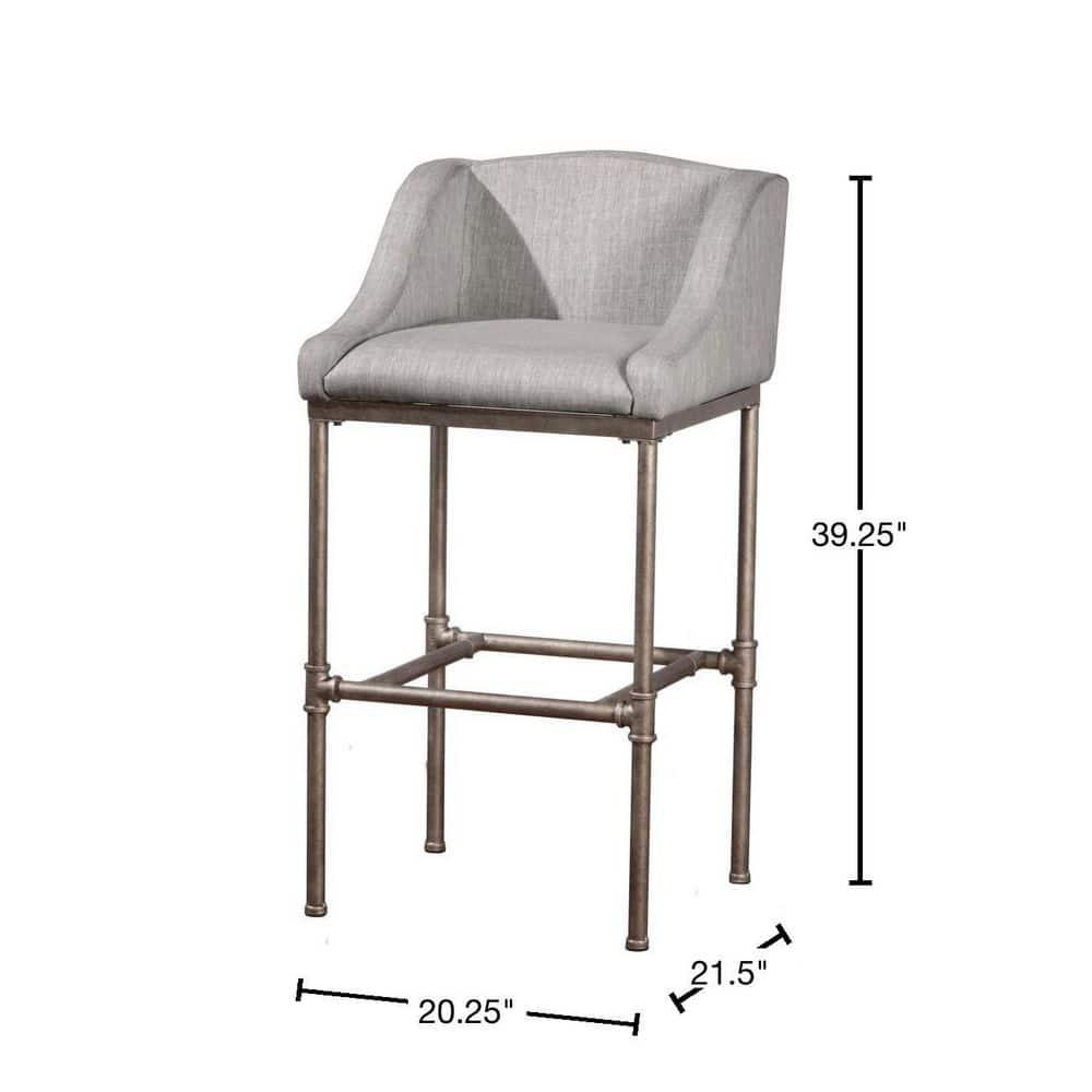 Halltown Metal Counter or Bar Height Stool
