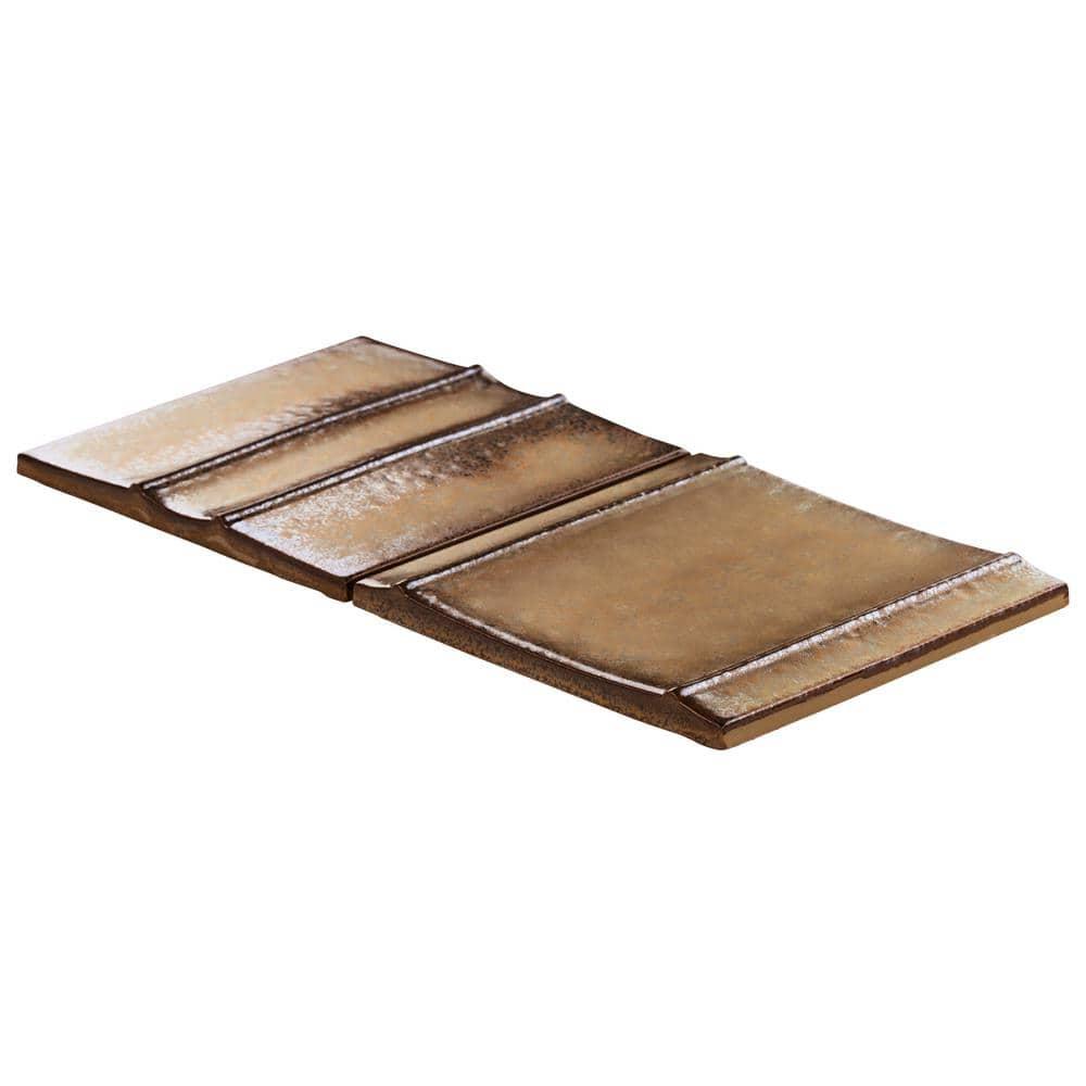 Ivy Hill Tile Metaru 5.82 In. X 5.82 In. 3D Metallic Look Matte Porcelain Wall Tile (7.82 Sq. Ft. / Case)