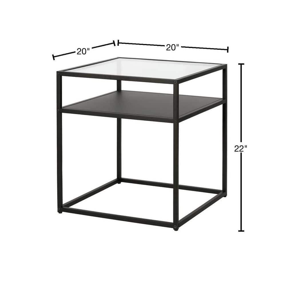 Duran Glass End Table