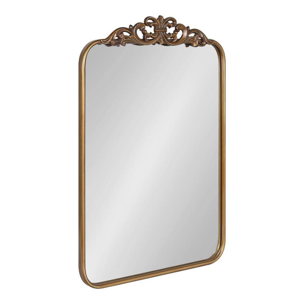 Kate and Laurel Laubry Ornate Framed Wall Mirror, 20x30, Gold