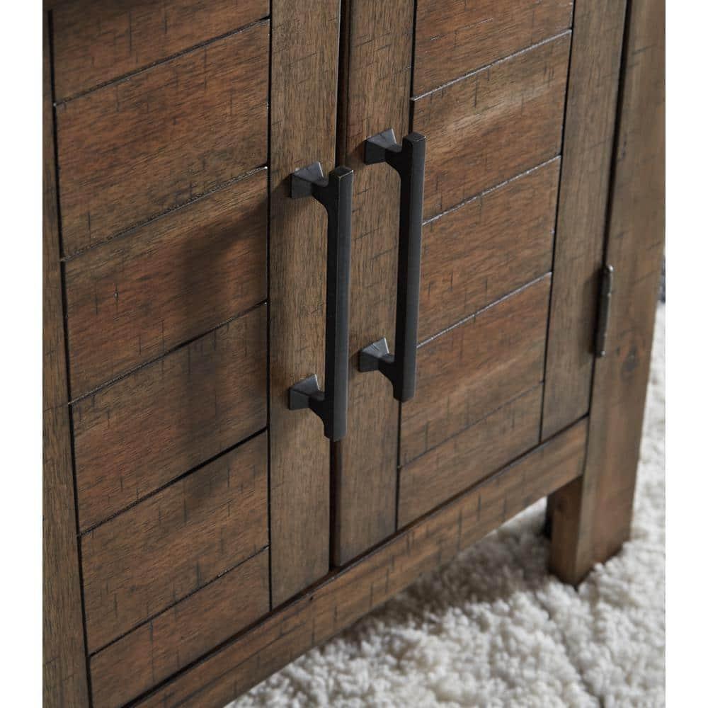 Signature Design by Ashley Casual Moriville End Table, Grayish Brown