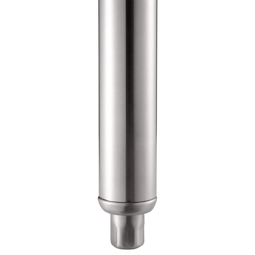 TRINITY EcoStorage 21.5 in. W x 49.3 in. H x 24 in. D NSF Stainless Steel Utility Sink w/ Faucet