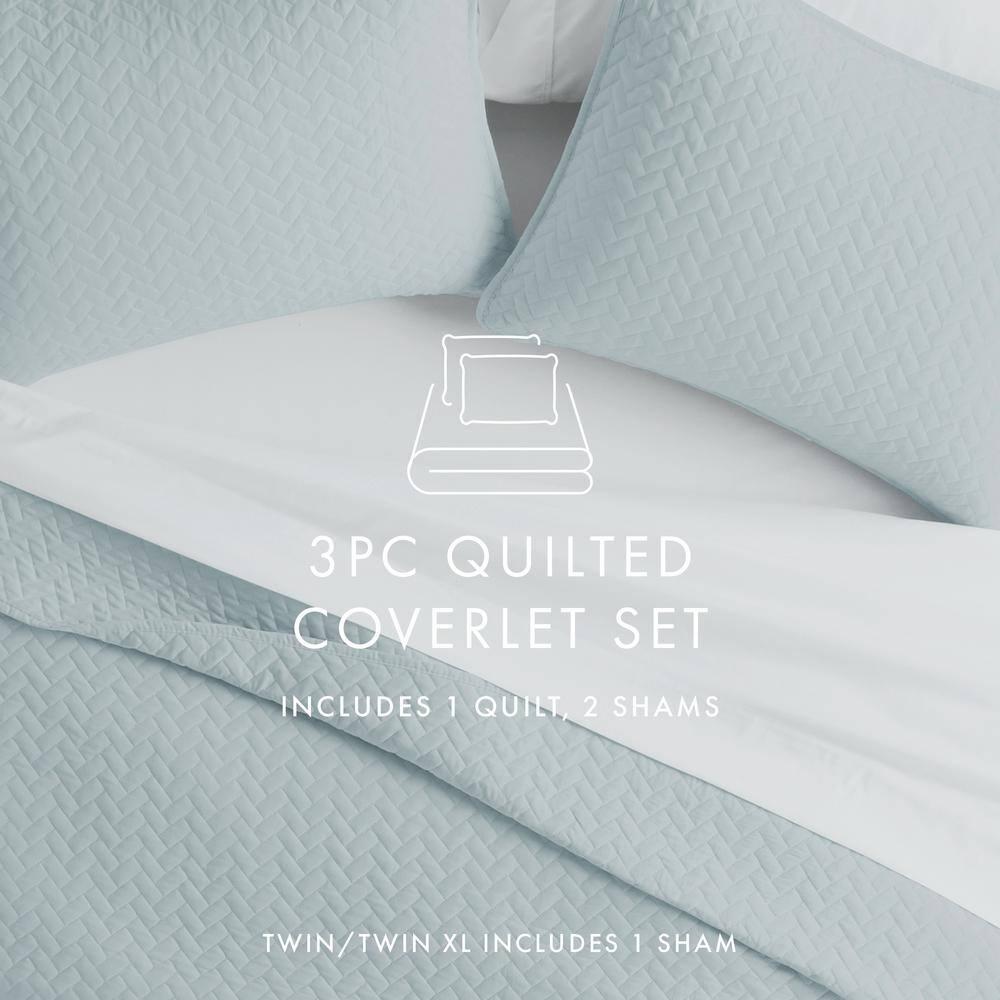 Becky Cameron Antora Microfiber Modern & Contemporary Coverlet / Bedspread Quilt Set