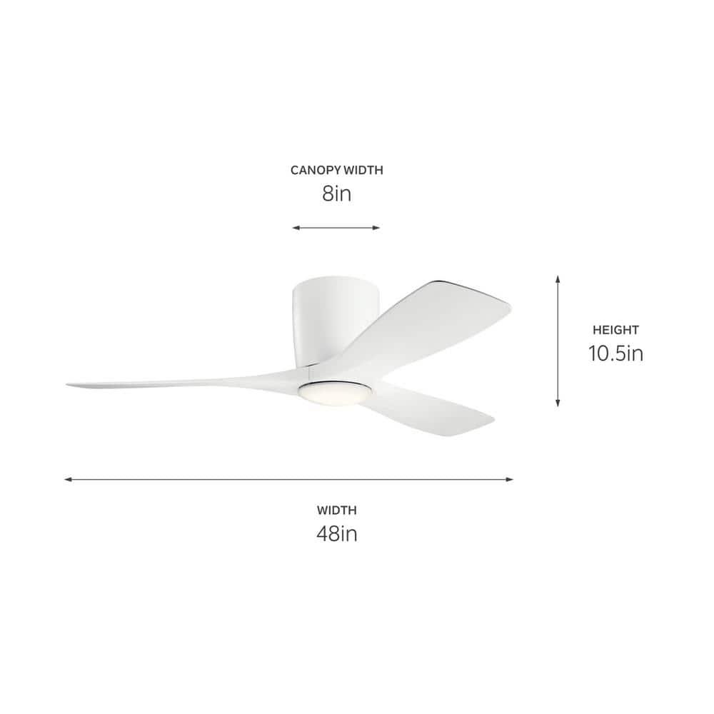 Ochre 48'' 3 Blade Ceiling Fan with LED Light Kit